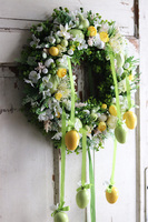 bogaty wianek sufitowy, Wielkanocna Radość, śr.45cm 