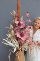 Boho Maxi, dekoracyjny bukiet w wazonie