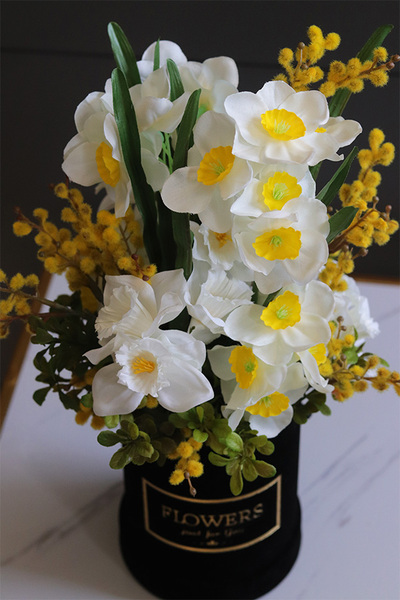 Redana, wiosenny flowerbox z żonkilami