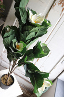 Drzewko Magnolia New, sztuczne drzewo z gumowymi kwiatami, wys.105cm