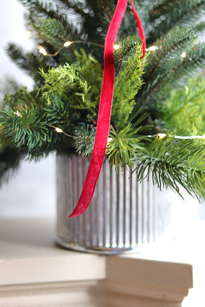 Choinka Mini Silver, realistyczna choinka świąteczna LED