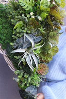 Serce Zielone Suculentasa, walentynkowa dekoracja