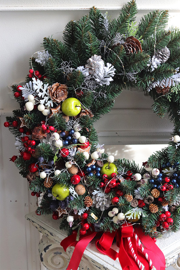 świąteczny wianek Kraina Magii 