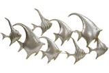 efektowny decor ścienny, Angelfish Silver, wym.53x102cm