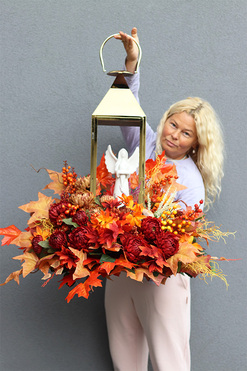 Angelo Garden Autumn 2, elegancka dekoracja nagrobna, wys.97cm 