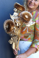 Słoneczniki Gold, złote słoneczniki sztuczne