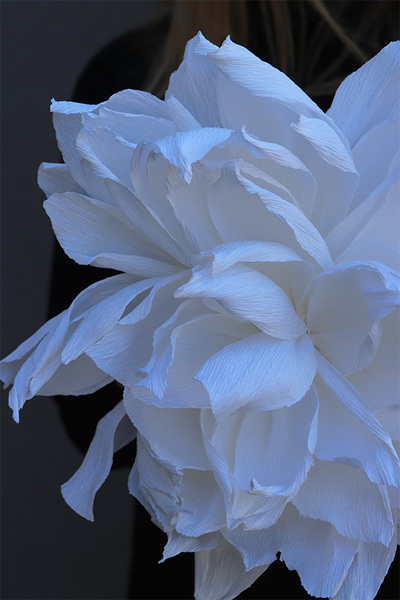 Paper Flower M, ręcznie robiony kwiat papierowy, wym.22x12cm