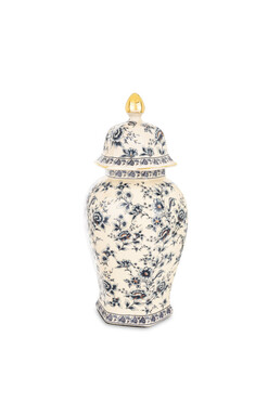 Imperial Blue, amfora pojemnik z pokrywką A, wym.41x19cm