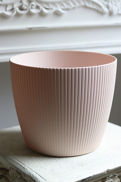 Magnolia, osłonka doniczka, jasnobeżowa, wym.21x26cm