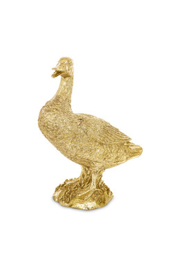 Złota Kaczka, figurka dekoracyjna, wym.27x20x11cm