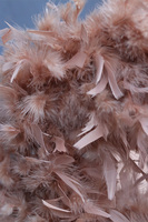 Fluffy Spring, wielkanocny wianek z piórami, różowy