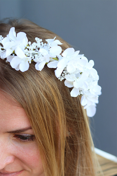  atrakcyjny wianek na głowę Komunia, rozmiar uniwersalny