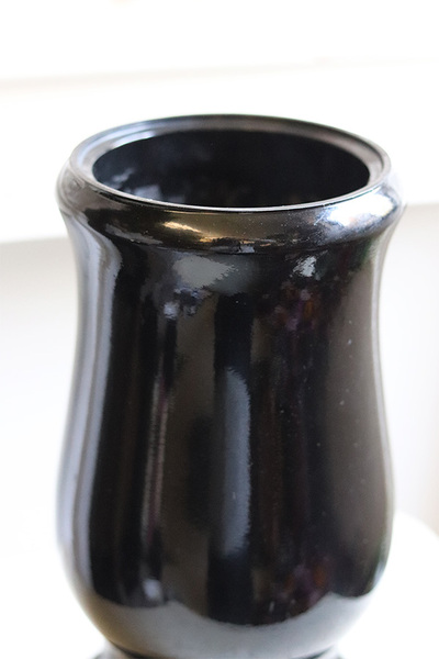 Czerń Żałobna A, ciężki flakon nagrobny