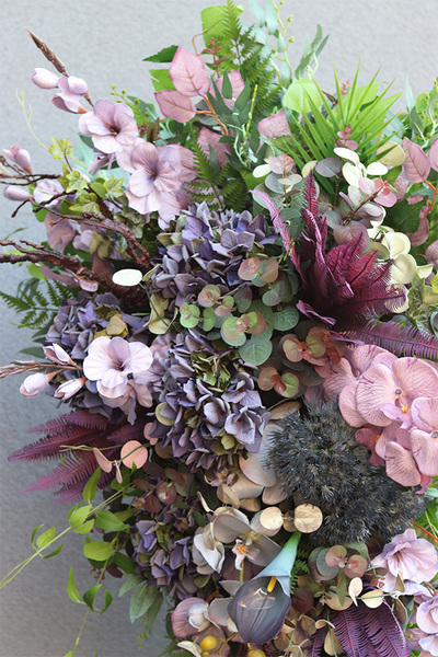 Mortario Violet, okazała wiązanka nagrobna