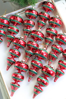 American XMAS, szklane bombki w pudełku