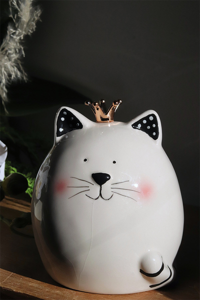 skarbonka ceramiczna Kot