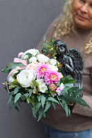 Anielska Dobroć Santoria, dekoracja nagrobna z aniołem	