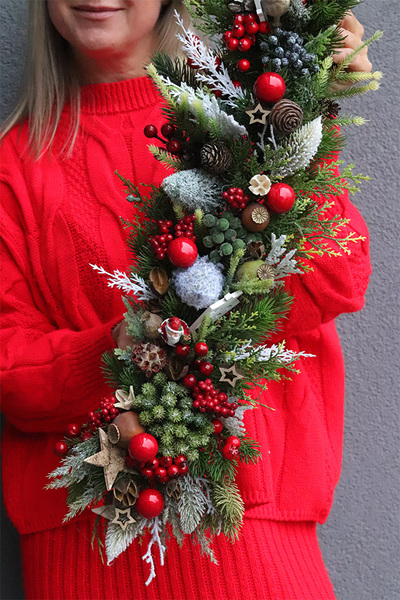 Klasyczny Dom, girlanda świąteczna