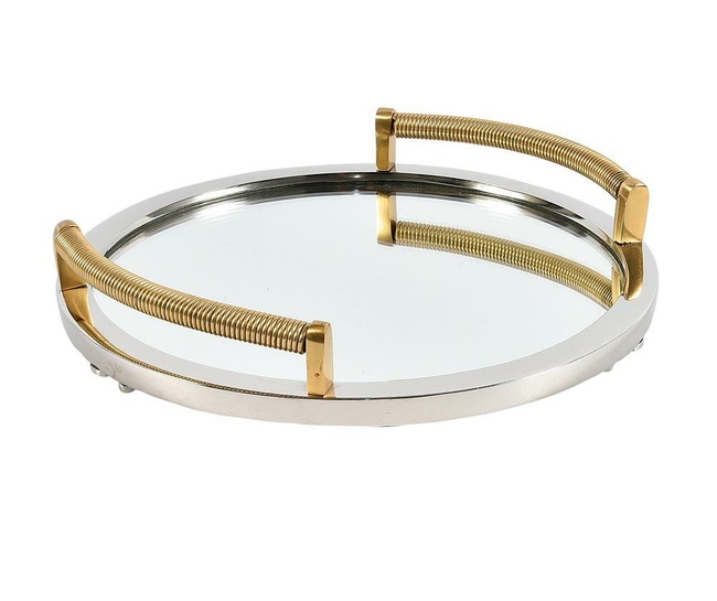 deluxe taca Glamour Szkło a, wym.40x40x5cm