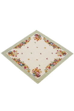 Żonkile&Pisanki, wielkanocny obrus gobelinowy serweta, 98x98cm 