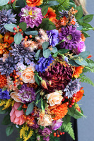 Jesień Życia, komplet jesiennych dekoracji nagrobnych