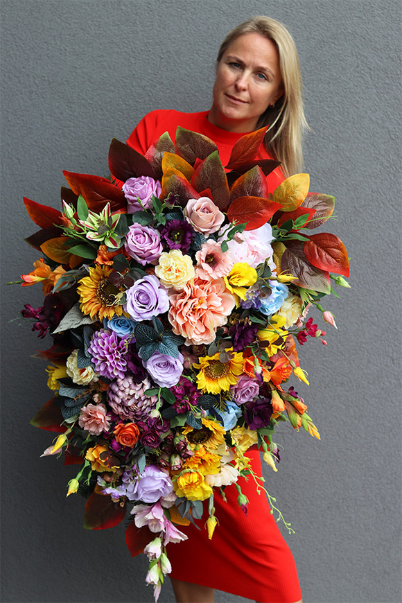 Jesienna Pogoda 2, komplet dekoracji nagrobnych