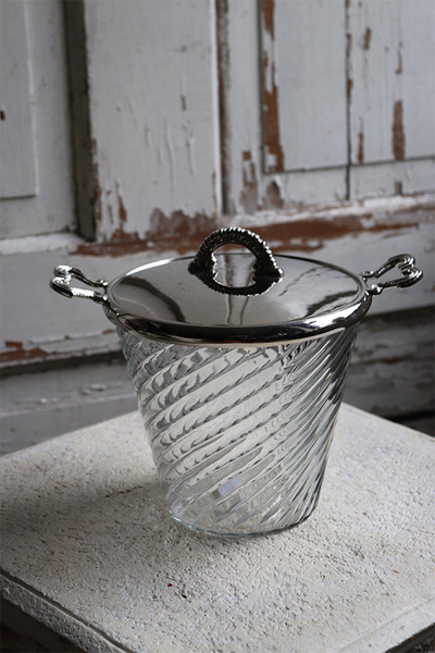 Glamour Spring Greta, kryształowy cooler pojemnik na lód, wym.15x17x23cm