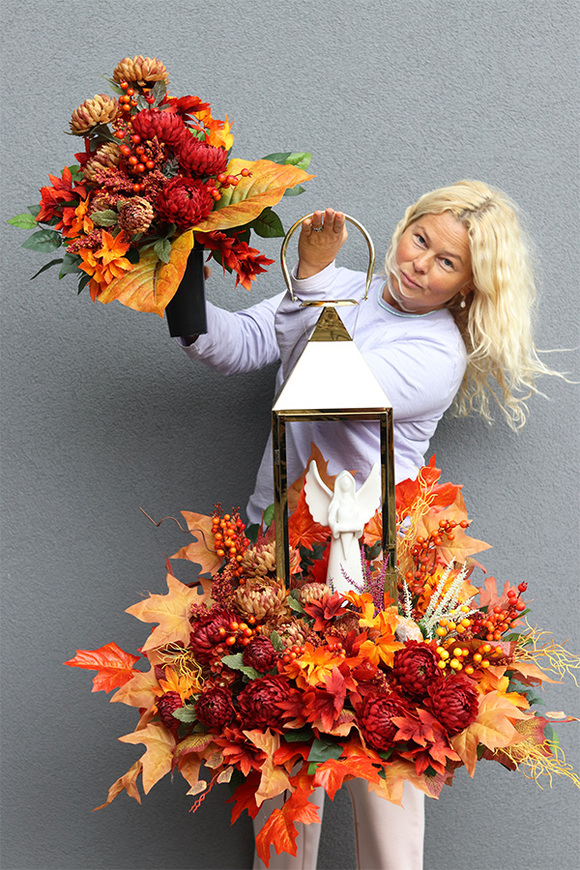  Angelo Garden Autumn 2, elegancka dekoracja nagrobna