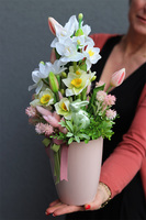 Heffia, kompozycja wielkanocna stroik