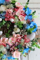 Nedra, wielkanocny wianek z szarymi jajkami