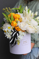 Spring Garden, wiosenny flowerbox z tulipanami