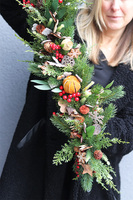 Green World, świąteczna girlanda na kominek