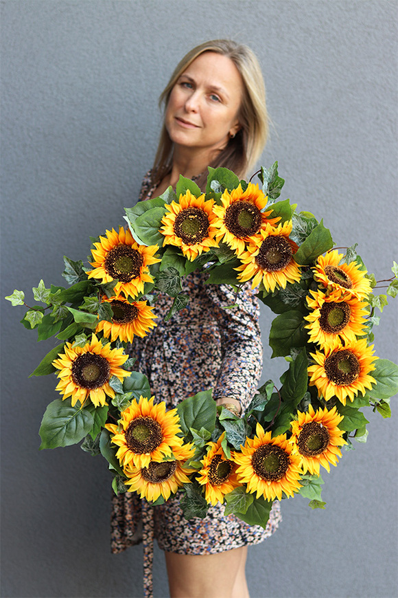 wianek ozdobny Słoneczniki Nowe