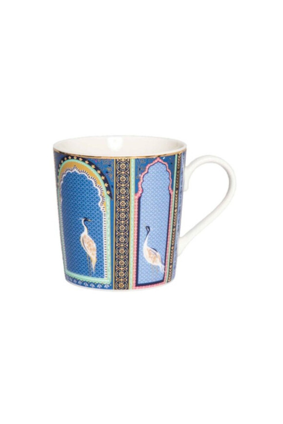 India Żurawie, kubek porcelanowy, małe, 344ml