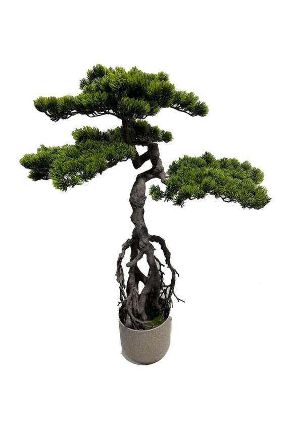 Bonsai, sztuczna roślina w doniczce