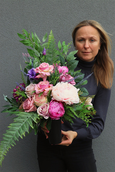 Kleo Pink, bukiet nagrobny