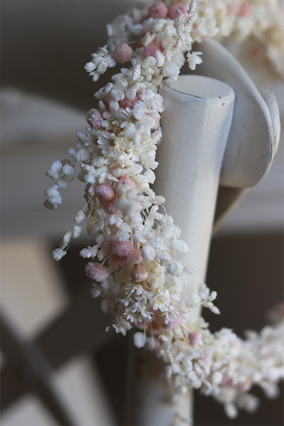 Lotis, wianek na głowę z roślin stabilizowanych, rozmiar uniwersalny