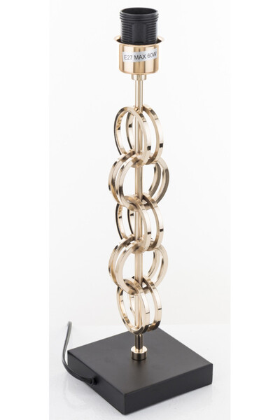 Chain Black, elegancka lampa stołowa