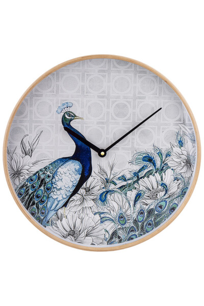 Peacock Times, stylowy zegar ścienny