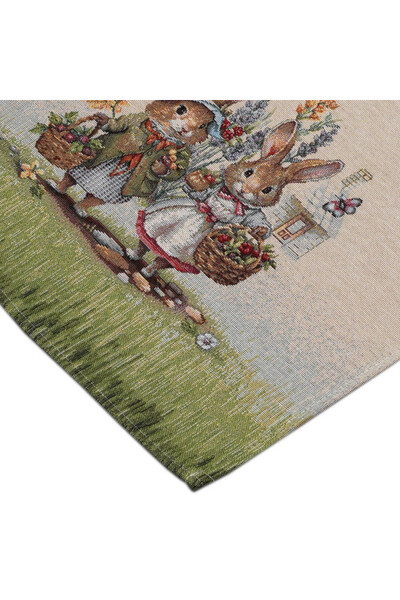 Zajączkowa Święconka, wielkanocny bieżnik gobelinowy