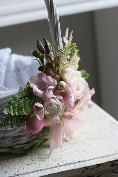 Belladonna, dwustronnie dekorowany koszyczek wielkanocny