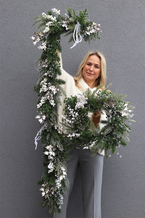 Winter Home, zimowa girlanda dekoracyjna