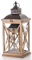 Andalouse, drewniany lampion / latarenka, kpl.2szt