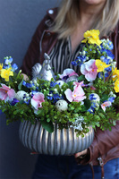 Polska Kurka, stroik wielkanocny z kurą