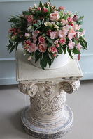 bogaty flowerbox z różami, Różana Kraina 2, wys.40cm 