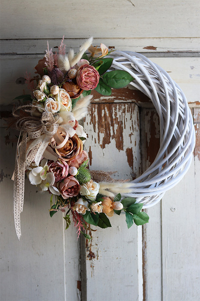 Teruso, komplet dekoracji wielkanocnych, wianek + koszyczek