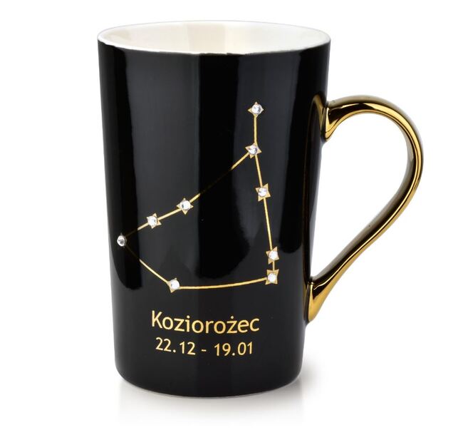 kubek na prezent, Zodiac Glamour, Koziorożec, poj.430ml