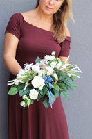 Kwiatana Angels, dekoracja nagrobna na plastrze drewna