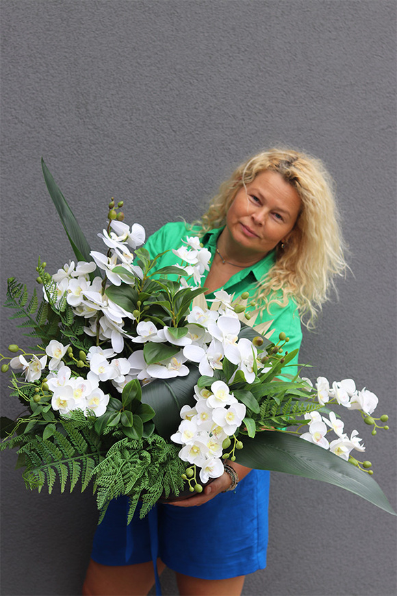 Orchidera Classica, komplet dekoracji nagrobnych