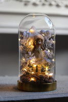 Kaja w Krainie Lodu, dekoracja świąteczna w szkle